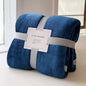 Luxury Flannel Travel Blanket for Airplane Lightweight Office Nap Soft Blanket Non-shedding and Colorfast Multi-purpose Blankets