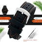 Samsung Galaxy Watch 7, 6, 5, 4 & FE Stitched Perforated Silicone Band