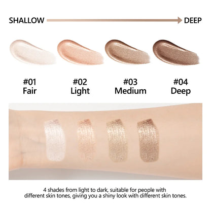 Glowing Foundation Natural Glow Enhancer Moisturizing Lightweight Base Multi-purpose Highlighter Liquid Foundation Cosmetics