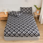 Simple Style Bedsheet Breathable Bed Cover Fitted Sheet with Elastic Band Mattress Protector Home Bed Linen (No Pillowcase)