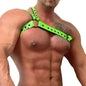 Men's Leather Tri Harness Chest Armor Buckles Adjustable Size Removable Pouch Faux Leather Jockstrap Gay Underwear  Costumes