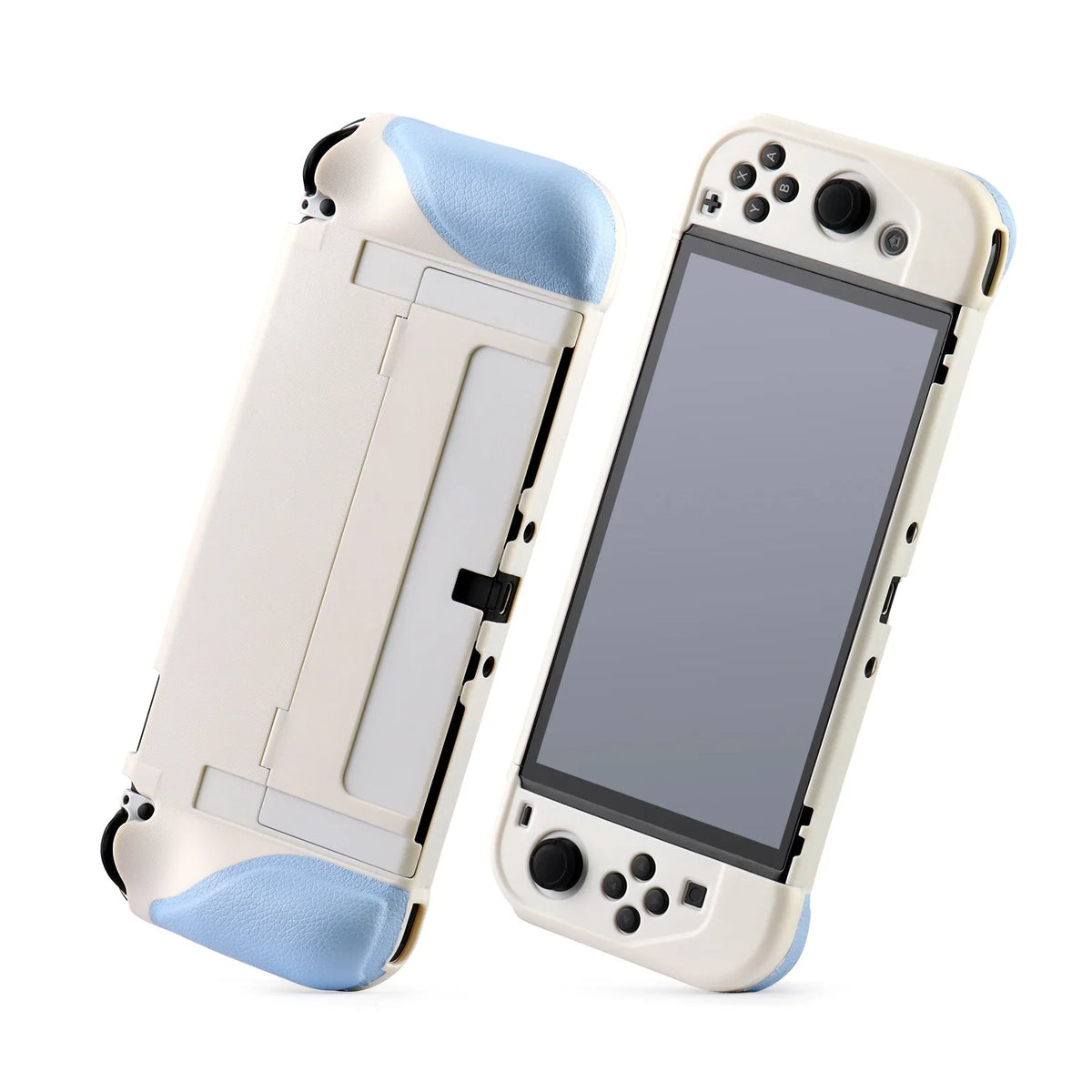 2023 New Switch OLED Case Game Console All-in-One Case Surface Silicone Oily Grip Color Clash