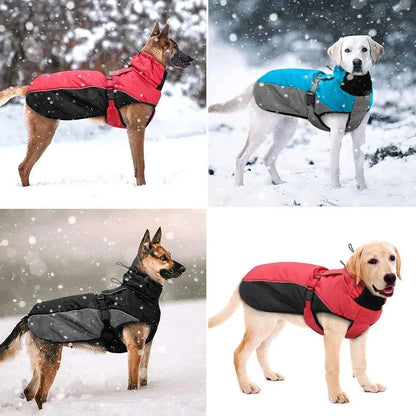 Waterproof Reflective Winter Coat for Large Dogs
