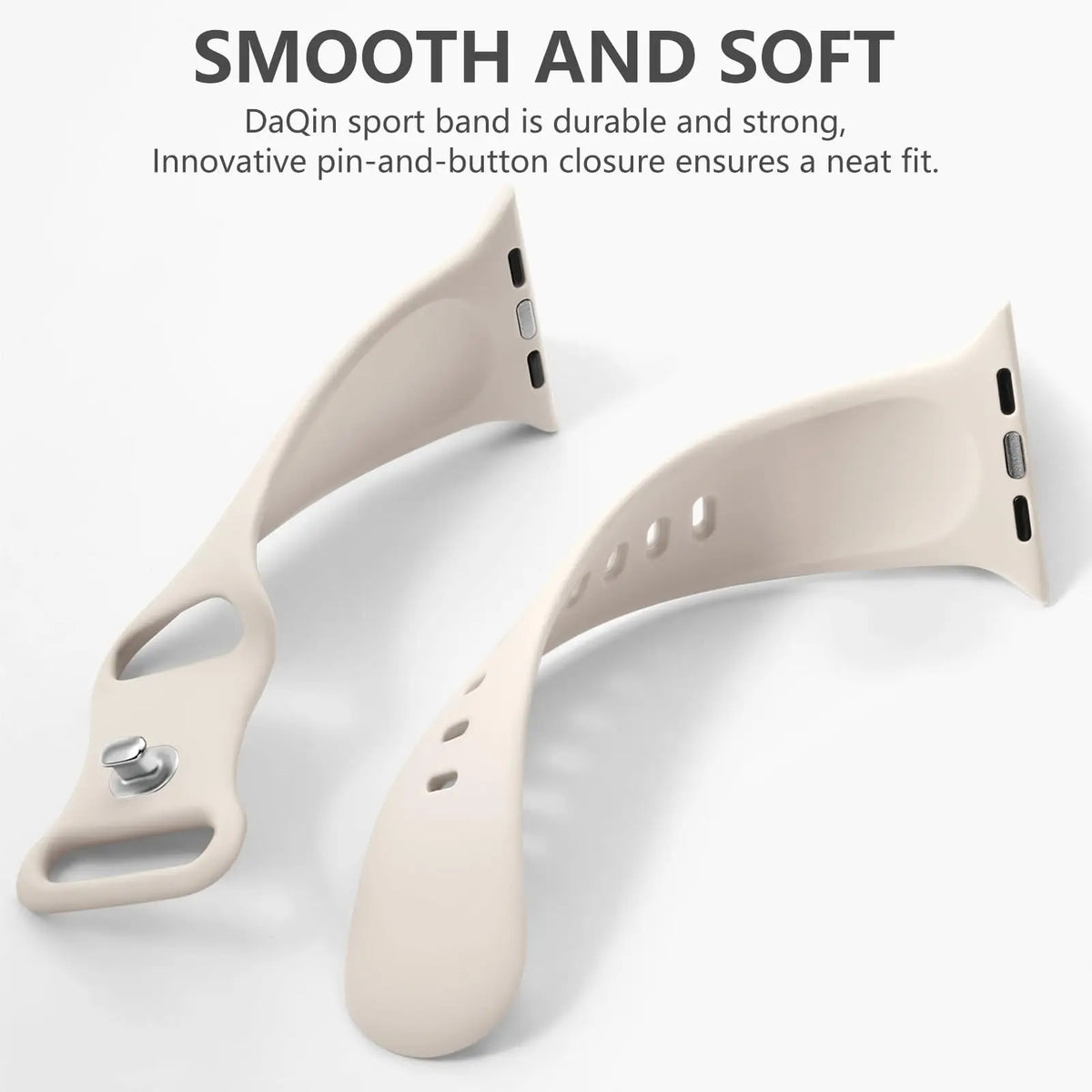 Silicone Watch Strap for Apple Watch, Replacement Bracelet Correa, 40/41/42/44/45/46/49mm, Compatible iWatch Series SE 7 8 9 10 11 Ultra 2 Ultra 3