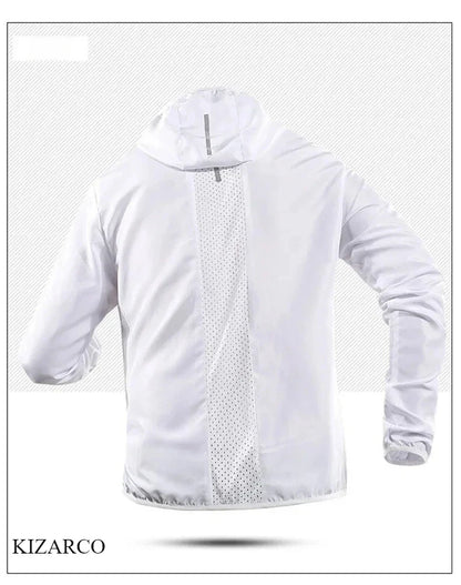 UltraLight Hooded Running Jacket - Windproof & Waterproof