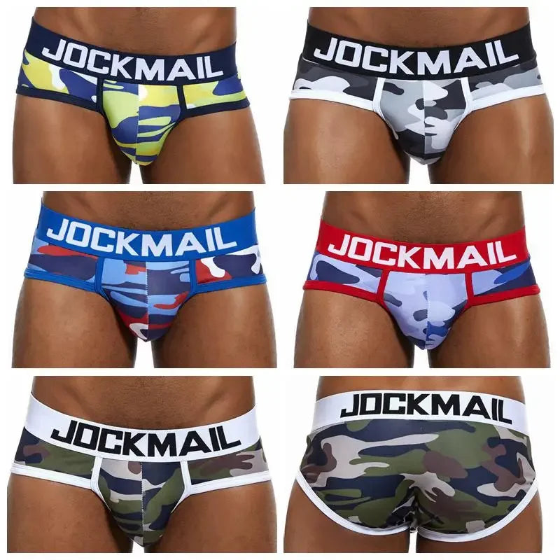 JOCKMAIL Brand Camouflage Printed Men Underwear