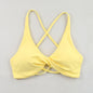 Sexy Slim Shoulder Straps Somfortable High Stretch Sports Underwear Gym Workout Breathable Detachable Yoga Bra