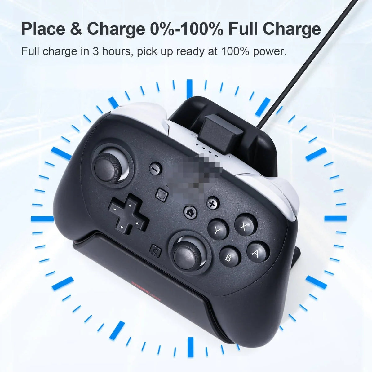 Charging Dock Station For Switch2 Pro Game Controller Fast Charger With Led Indicator Light For Nintendeo Switch 2 Accessory