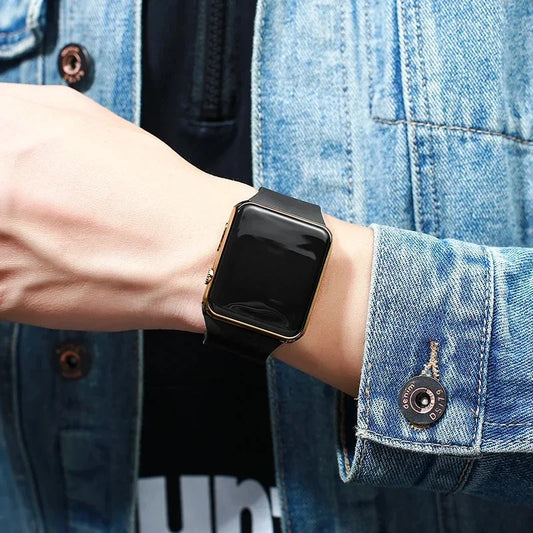 Unisex LED Digital Sport Watch – Silicone Wristband Watch for Men & Women, Casual Digital Watch