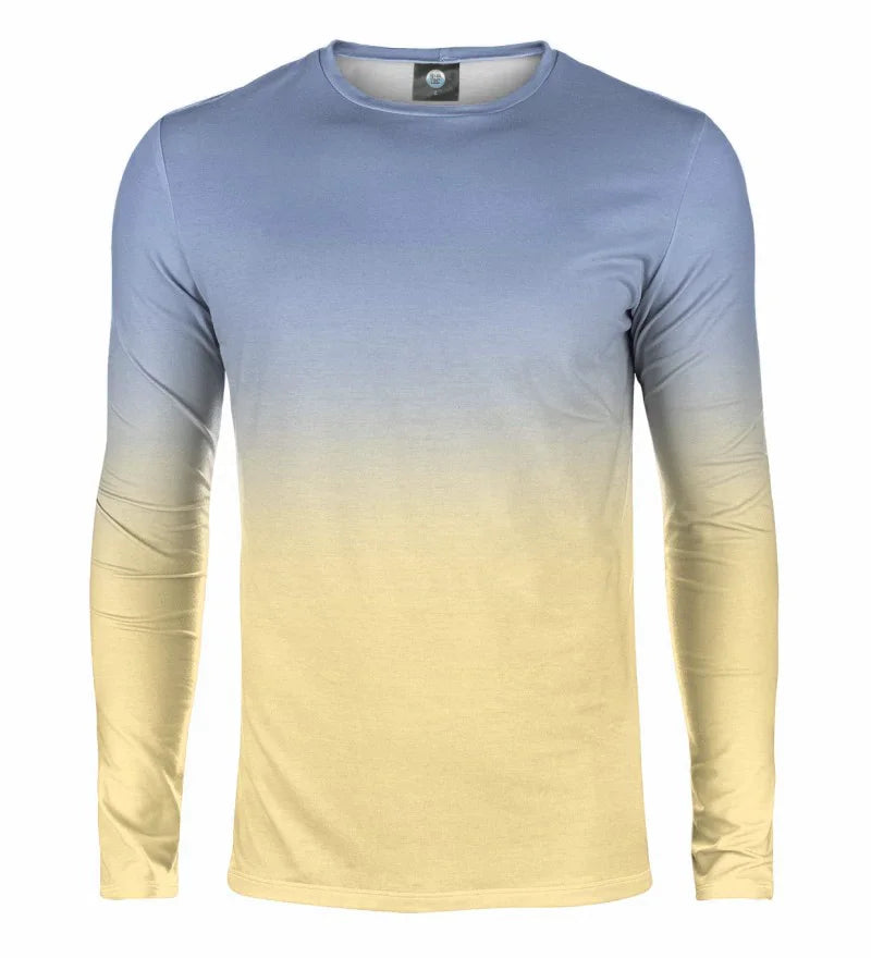 Spring and Autumn Fashion Long Sleeve Men's Abstract 3D Striped Gradient Solid Color Printing Loose Casual Hoodie