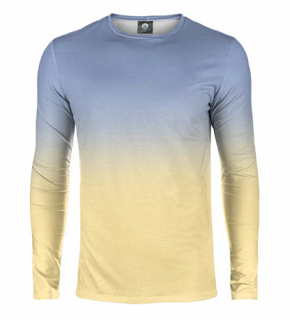 Spring and Autumn Fashion Long Sleeve Men's Abstract 3D Striped Gradient Solid Color Printing Loose Casual Hoodie