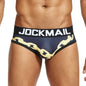 JOCKMAIL Sexy Mens Underwear Briefs Printed Panties Calzoncillos Hombre Slip Calcinhas Cuecas Underwear Nylon Fast Dry