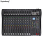 Audio Mixer 6/8/12 Channels Professional DJ Mixer LR Microphone/line