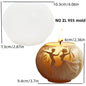 3D Wedding Girl Aromatherapy Candle Silicone Mold DIY Girl Candle Mould Gypsum Clay Epoxy UV Resin Mold Molds Home Decor