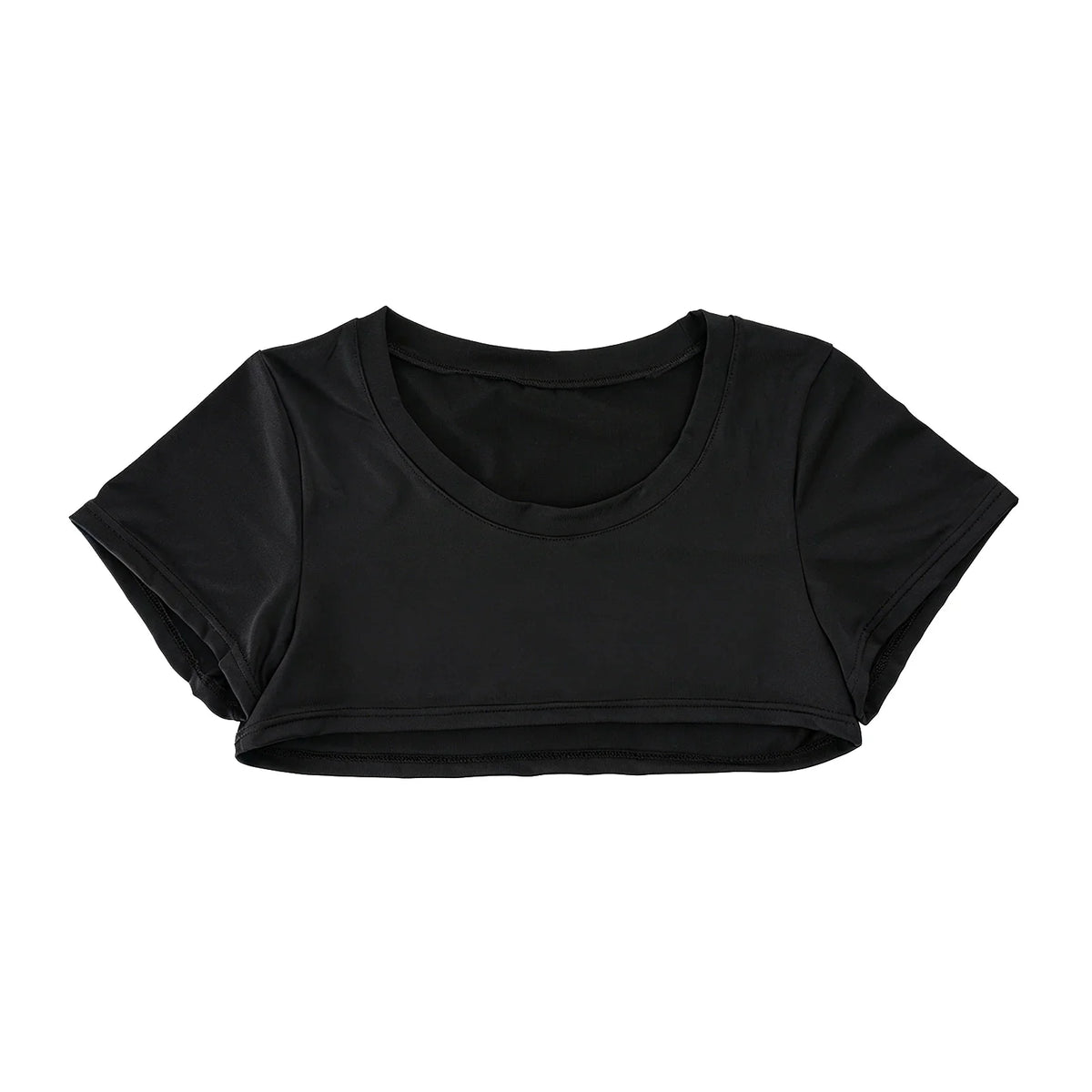 Short Sleeve Crop Top Men Sexy Scoop Neck T Shirts Summer Y2k Yes Daddy Printed Letters Man Clothes Tops Party Costume