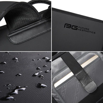 BANGE New Design Men Backpack Waterproof Fits for 14.1 inch Laptop Bag Teenager Travel Bag School Bag City Business Backpack Man