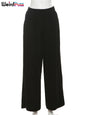 High Waist Corduroy Wide Leg Pants Women