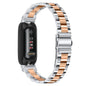 Fitbit Inspire 3 Stainless Steel Link Bracelet Band, Solid & Two-Tone