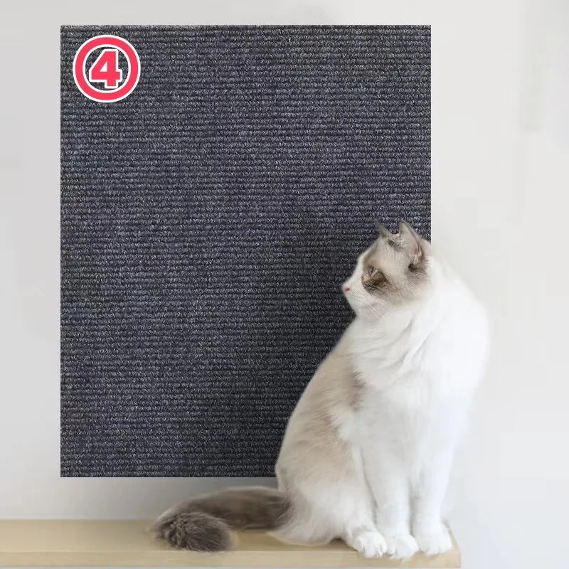 Trimmable Self-Adhesive Carpet Cats Scratch Board Wall Anti Cat Scratch Sofa Diy Cats Scratch Board Sofa Protection Paws Sharpen