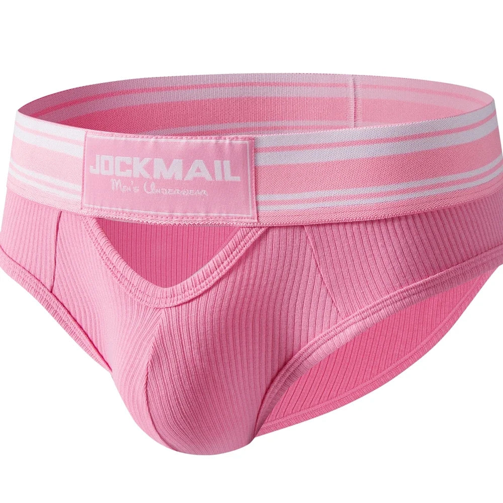 Men's Briefs Slip Sexy Men Underwear Brief Hollow U Convex Cotton Man Underpants Comfortable Cuecas Masculinas Sissy Panties