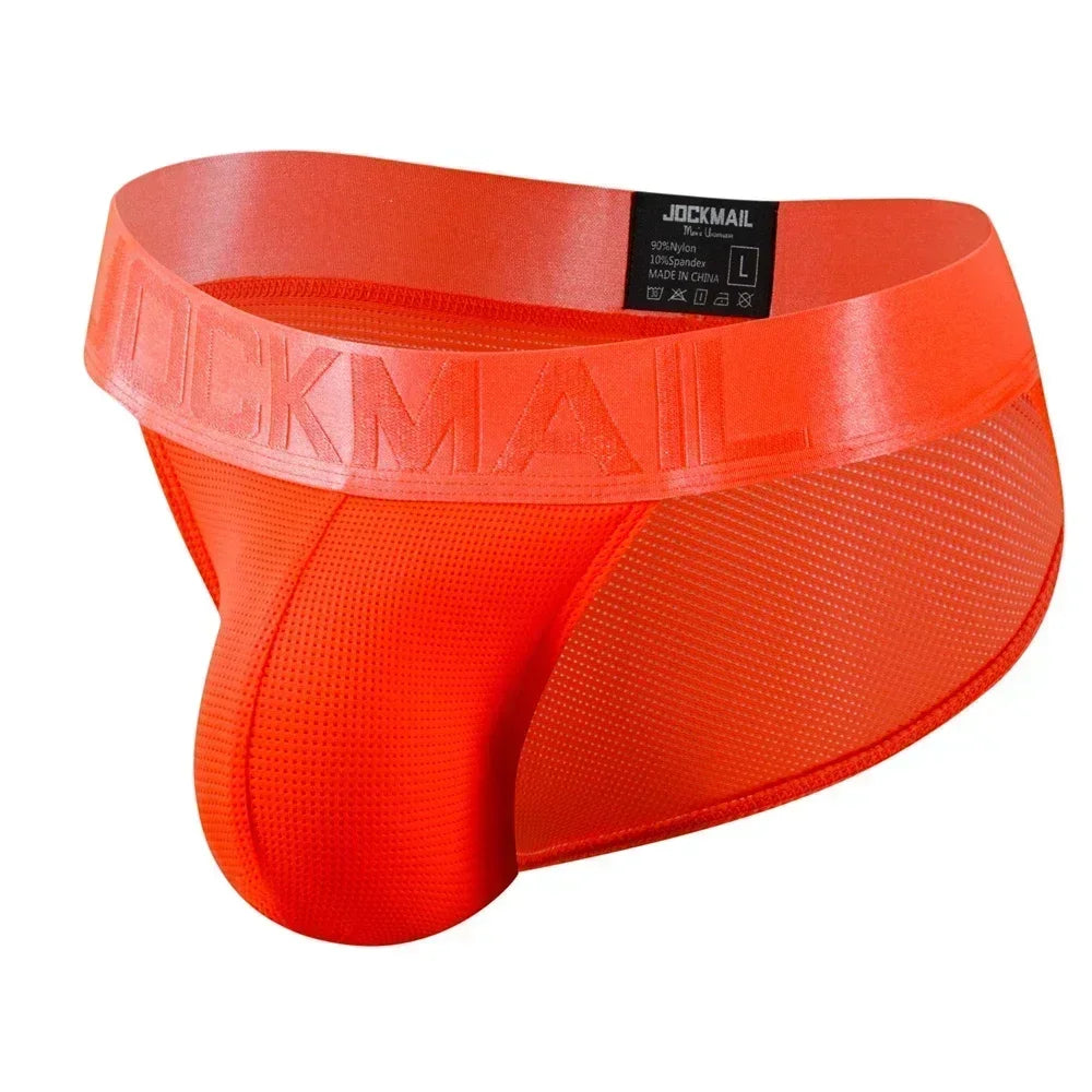 Man's Underwear Briefs Underpants Nylon Mesh Quick Dry Men's Briefs Bikini Slip Men's Tanga Briefs Jockstrap Gay Underwear