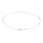 316L Stainless Steel Heart Round Adjustable Collar Women's Necklace Simple Open Neck Metal Jewellery Accessories: VL534 VL535