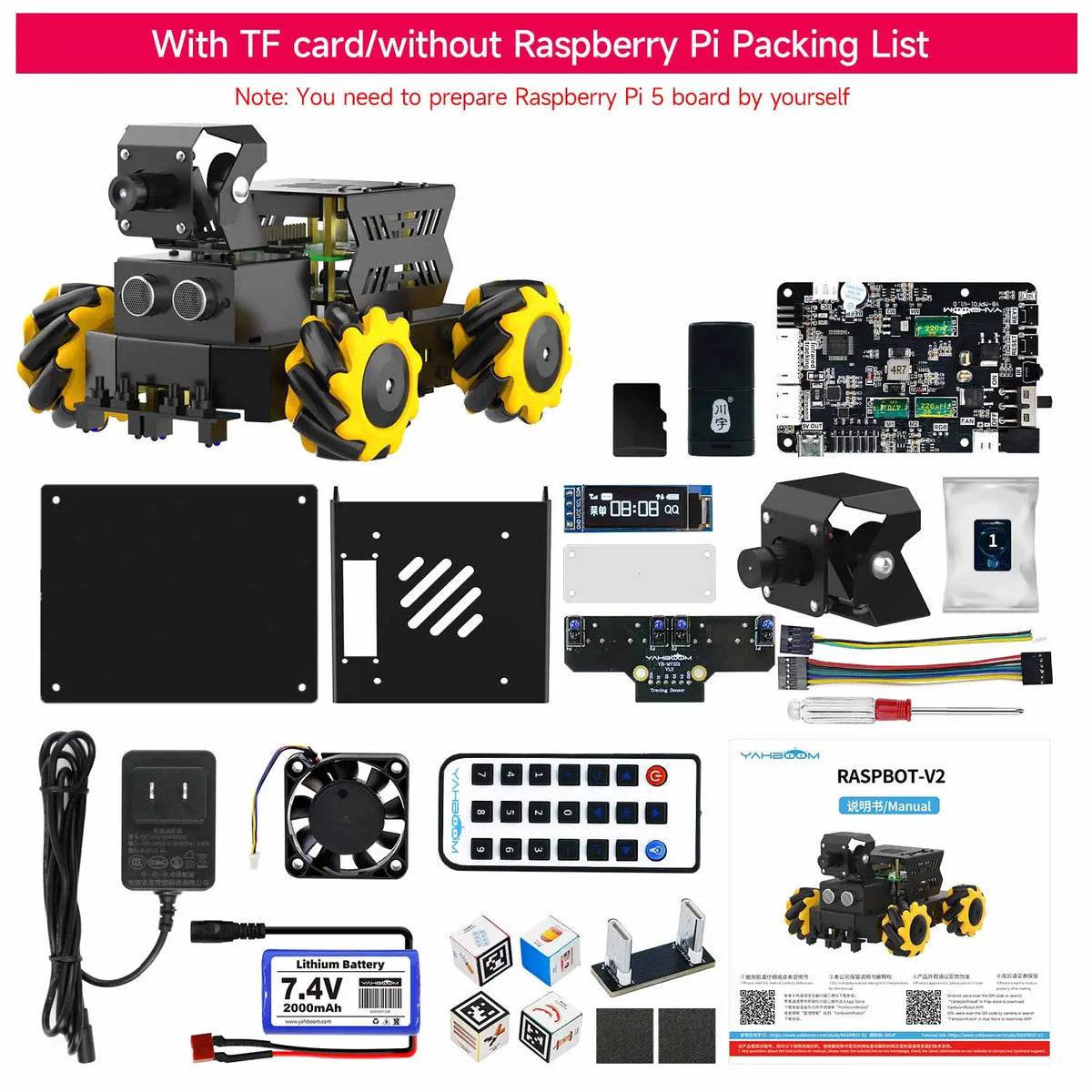 AI Vision Robot Car Kit