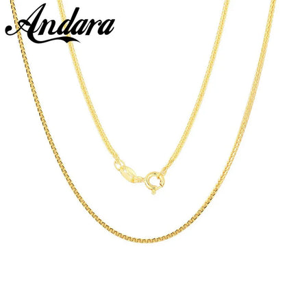 Andara 925 Sterling Silver 3mm Women's Clavicle Necklace Adjustable 16-24 Inch Anniversary Jewelry Gift