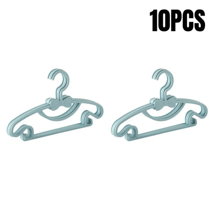 5-50Pcs Baby Hangers Plastic Kids Clothes Storage Hanger for Nursery Children Hangers Toddler Infant Portable Coats Home Rack