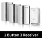 VeryHome Wireless Doorbell Waterproof Self-powered Button Smart Door Bell Sets Home Welcome Outdoor House Chimes  Receiver