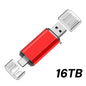 Lenovo 16TB 2 In 1 OTG USB Flash Drive 3.0 Type C 8TB 2TB Pendrive For iPhone Samsung Huawei Xiaomi Android Laptop Memory Stick