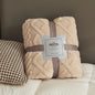 Fluffy Coral Velvet Throw Blanket – Soft Plush & Warm, Thickened Flannel, Comfortable for  Air-Conditioned Room, Luxury Decor