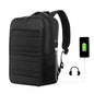 Solar Backpack 14W Solar Panel Powered Backpack Laptop Bag Water-resistant Large Capacity with External USB Charging Port