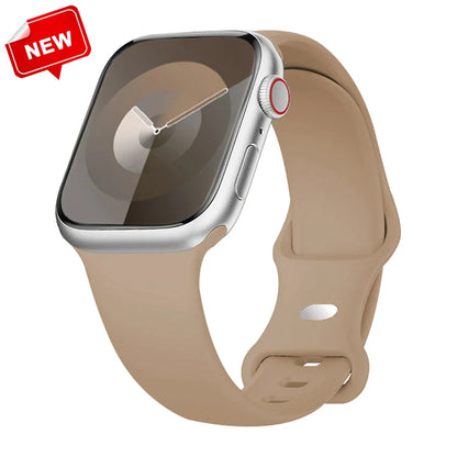 Silicone Watch Strap for Apple Watch, Replacement Bracelet Correa, 40/41/42/44/45/46/49mm, Compatible iWatch Series SE 7 8 9 10 11 Ultra 2 Ultra 3