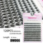 MIOFIA DIY Eyelash Clusters Fluffy Natural Anime Lashes 8-14mm Mixed Length Large capacity 3D Russian Volume Eyelash Extension