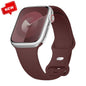 Silicone Watch Strap for Apple Watch, Replacement Bracelet Correa, 40/41/42/44/45/46/49mm, Compatible iWatch Series SE 7 8 9 10 11 Ultra 2 Ultra 3