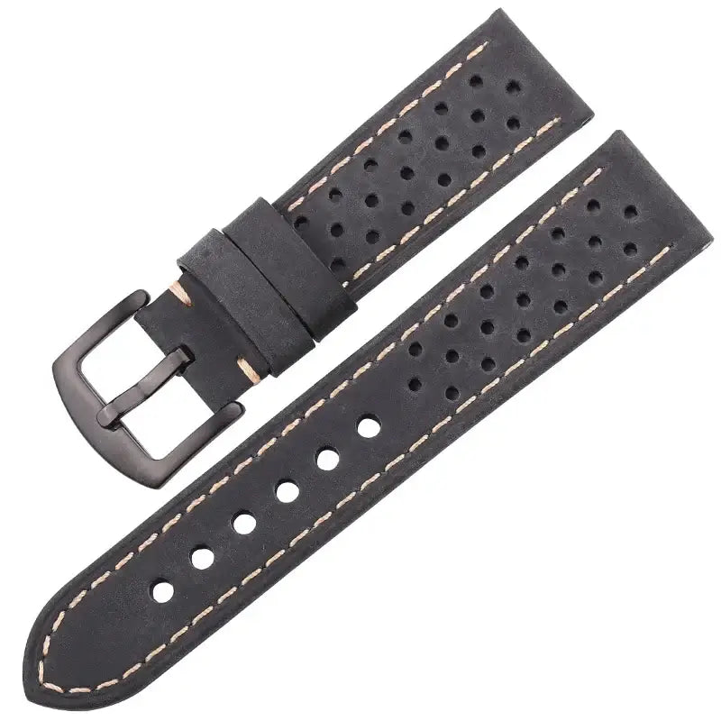 Suunto Race, Vertical & 9 Peak Perforated Leather Rally Band
