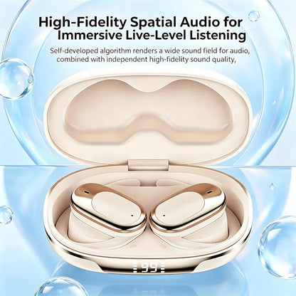 True Wireless Bluetooth Headsets ENC Noise Reduction Hanging Ear Long Battery Life 9D Stereo LED Digital Display Touch Earphones
