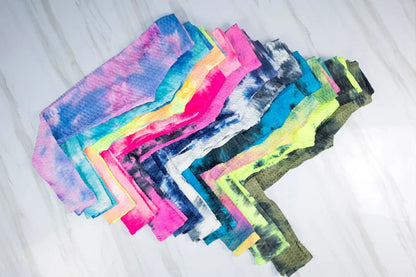 Yoga Clothes Pants Jacquard Peach Hip Tie Dye Women's Gym Legging Sport Outfit for Woman Yoga Wear Leggings Sport Women Fitness
