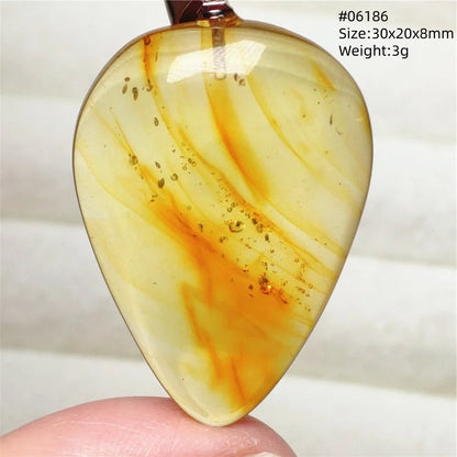 Natural Amber Pendant From Baltic Flower Yellow Amber Water Drop Women Men Jewelry Reiki Stone Women Men AAAAAAA