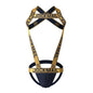 Men's Jockstrap Underwear Bodysuit Suspender Jumpsuits Sexy Lingerie Men Harness Hollow Out Bondage Elastic Hole Erotic Costume