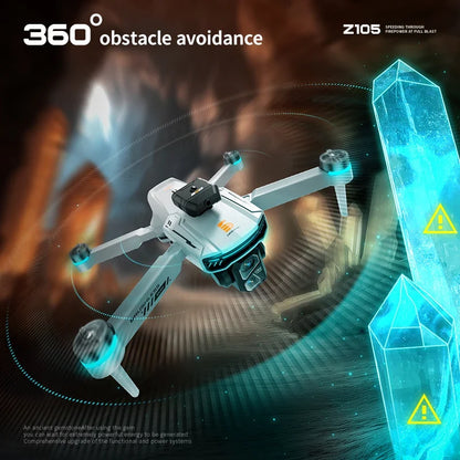 Lenovo Z105 GPS Foldable Drone 8K Dual Camera Brushless Optical Flow 4.3" Screen RC 15Mins Flight FPV Quadcopter Drone