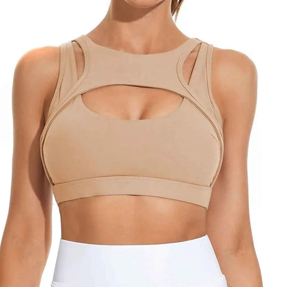 Push Up Sports Bra with Removable Cups