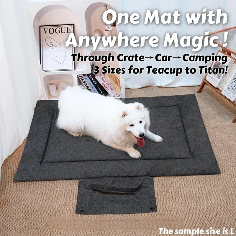 All-Season Portable Pet Bed for Outdoor & Indoor Use: Waterproof