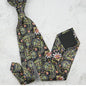 Fashion 8CM Wdith Elegant Neckties Vintage Retro Flower Printed Ties For Adult Mens Casual Daily Neckwear Wedding Party Cravate