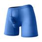Men's Boxershorts Cotton Breathable Underwear Mid Long Boxers Trunks Comfortable Shorts