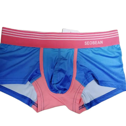 Men's Gradient Boxer Briefs Underwear Soft Breathable Comfortable trunks Men's Underwear