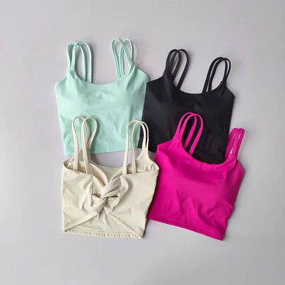 Women's Sports Bras Sexy Push Up Yoga Top