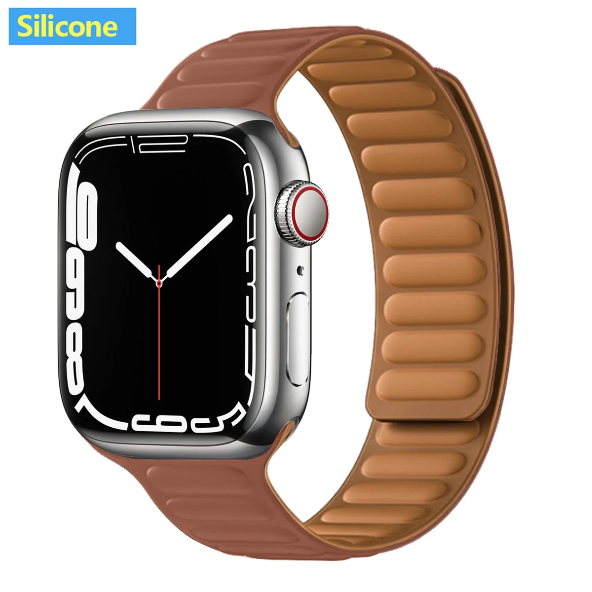 Apple Watch Magnetic Link Band, Leather or Silicone