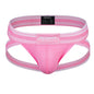 JOCKMAIL Men Jockstrap Thong  Mens Bikini Briefs Sexy Gay Underwear Nylon Mesh Hip Lift Mesh Quick Dry Sports Wear Panties